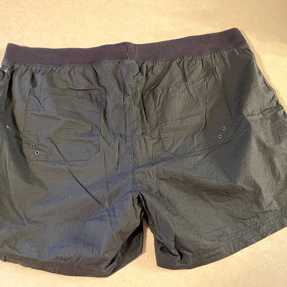 Women's Cargo Shorts Plus size 2x Dark Blue Elastic Waist - Picture 7 of 7